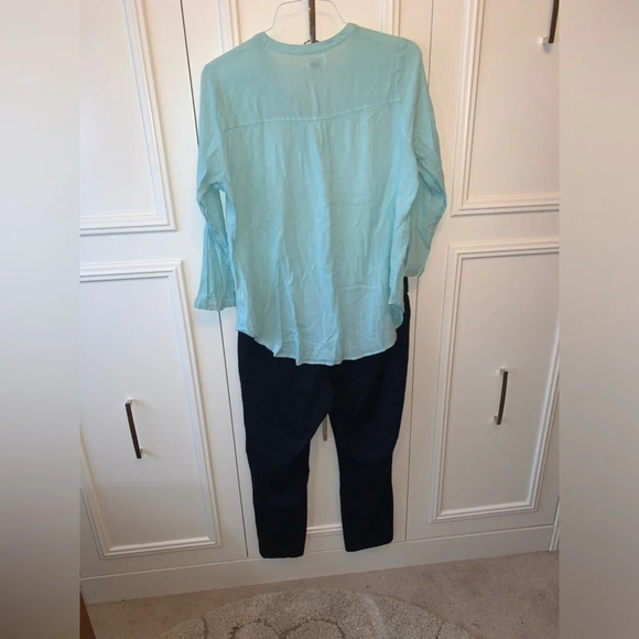 Set Old Navy Mint Green Tunic & Black Pants size 14 - Picture 5 of 10